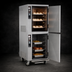 Thumbnail image #4 for FWE PH-1826-7-7 Split Cavity Mobile Proofer / Heated Holding Cabinet, Full Height, 27-1/4 Inch Wide
