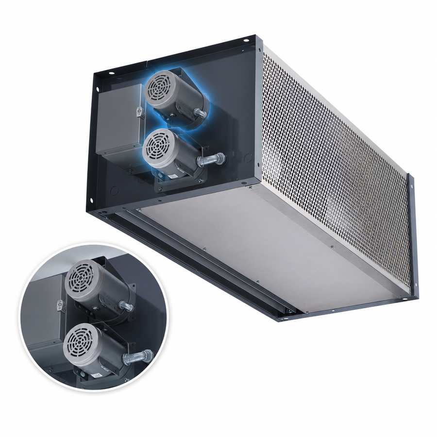 Dual 1/2 HP Direct-Drive Motors