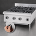 Thumbnail image #4 for Garland US Range UT Counter UTOG24-4 24-Inch Heavy-Duty Gas Countertop Hot Plate with 4 Open Burners