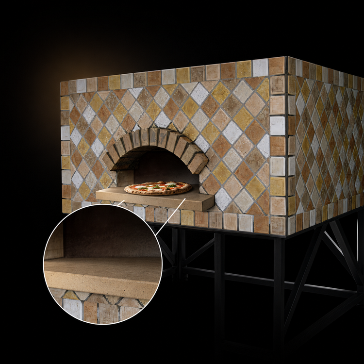Product image #4 for Univex DOME39S Stone Hearth Gas Pizza Dome Oven, 39-3/8 Inch Round Chamber, 5 x 12-Inch Pizza Capacity