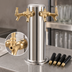 Thumbnail image #4 for 4-Faucet Air-Cooled Countertop Column Draft Beer Tower with Polished Stainless Steel Finish