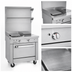 Thumbnail image #4 for Southbend Platinum 32-Inch Gas Heavy Duty Range with 16-Inch Hot Top, 16-Inch Griddle, and Cabinet Base