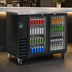 Thumbnail image #4 for IKON Refrigeration 49-Inch Two-Section Sliding Glass Door Back Bar Cooler