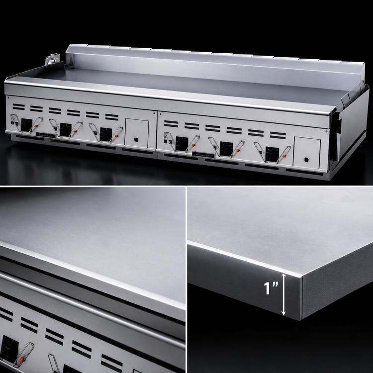 Product image #4 for Garland Master CG-36R Countertop Gas Rear Drain Production Griddle, 36 x 24-Inch Cooking Surface, 90,000 BTU
