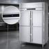 Thumbnail image #4 for Victory UltraSpec 2-Section Reach-In Freezer with 4 Half-Height Solid Hinged Doors, Self-Contained, Top-Mounted