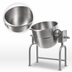 Thumbnail image #4 for Legion TWU-100 100-Gallon Direct Steam Tilting Kettle, 2/3 Jacketed, U-Frame Mounted