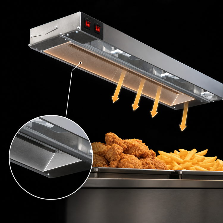 Product image #4 for Eagle RedHots 24 Inch Single Lighted High-Watt Remote Strip Heat Lamp, 120V