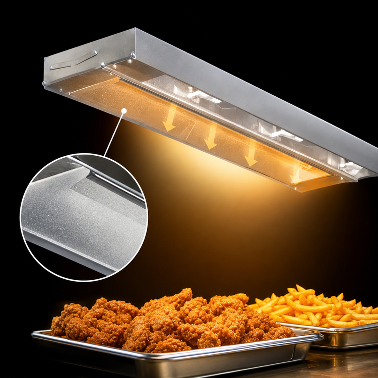 Product image #4 for Eagle RedHots 42-Inch Single-Section Lighted High-Watt Remote Rod-Type Strip Heat Lamp, 208V