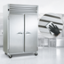 Thumbnail image #4 for Traulsen Spec-Line 48-Inch 2-Section Standard-Depth Reach-In Freezer with Full-Height Solid Doors