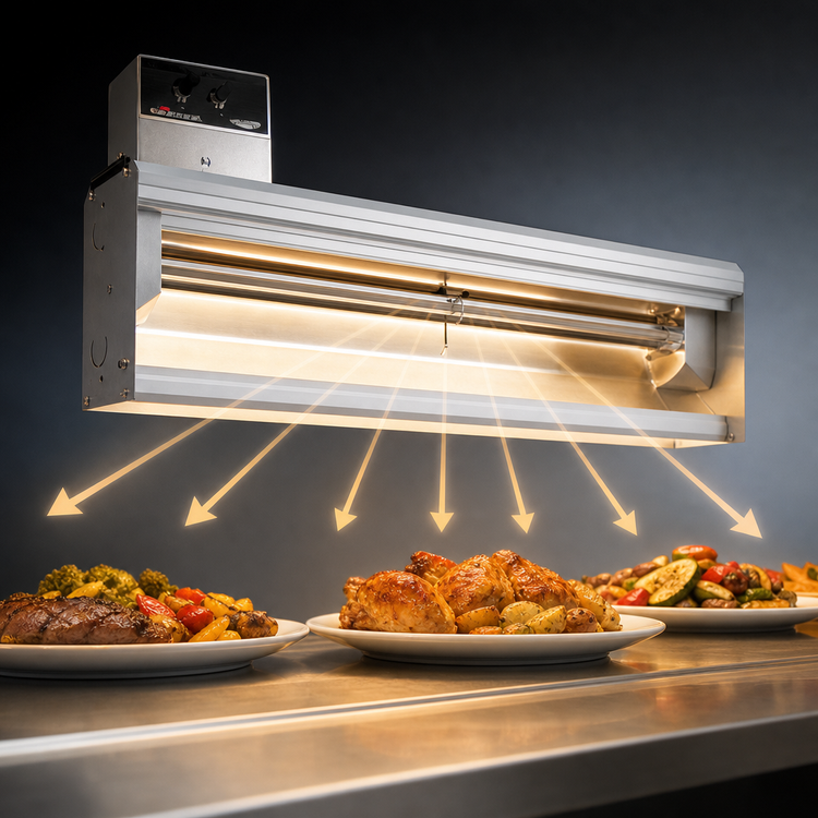 Product image #4 for Vollrath Cayenne® 30-Inch Hard-Wired High-Wattage Heat Strip