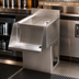 Thumbnail image #4 for BK Resources Freestanding Underbar Mixing Station with Drainboard and Blender Shelf, 12 x 18 Inch, 304 Stainless Steel