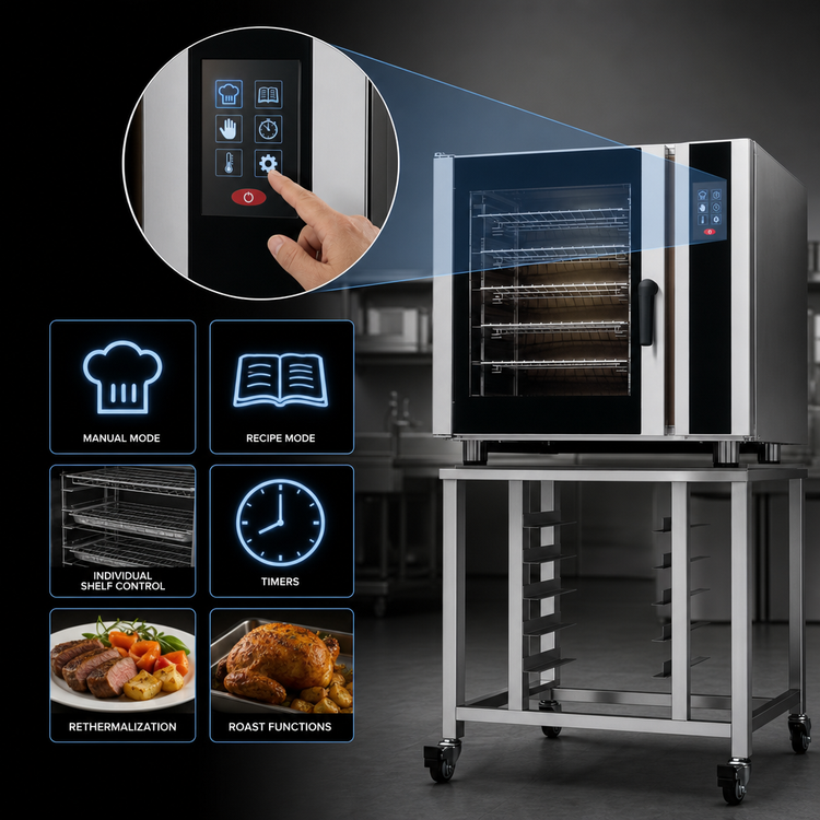Product image #4 for Moffat Turbofan E35T6-26 Full Size Electric Countertop Convection Oven, 6 Sheet Pan Capacity