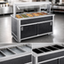 Thumbnail image #4 for Atlas Metal BLH-6-BU Mobile 6-Well Electric Buffet Style Hot Food Serving Counter