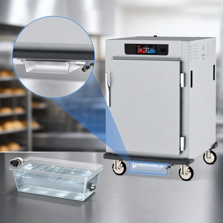 Product image #4 for Metro C5 9 Series Mobile Half-Height Controlled Humidity Heated Holding and Proofing Cabinet with Touch-Screen Controls