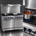 Thumbnail image #4 for Imperial Pro Series 48-Inch Gas Restaurant Range with 8 Open Burners and 2 Space Saver Ovens