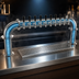 Thumbnail image #4 for Glastender Glycol-Cooled Pipe Pass-Thru Countertop Draft Dispensing Tower with 10 Faucets