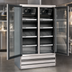 Thumbnail image #5 for Howard-McCray Two-Section Bottom-Mount Glass Door Refrigerator Merchandiser, 42 Cu. Ft.