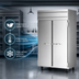 Thumbnail image #4 for Beverage-Air Cross Temp® Two-Section Top-Mount Convertible Reach-In Refrigerator/Freezer, Solid Doors, 45.2 Cu. Ft.