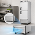 Thumbnail image #4 for Everest Refrigeration One-Section Dual Temperature Reach-In Refrigerator/Freezer Combo, Bottom Mount, 29-1/4-Inch Wide