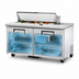 Thumbnail image #4 for True TSSU-60-12-HC 60-Inch 2-Section Sandwich/Salad Prep Table with 12 Sixth-Size Pan Capacity