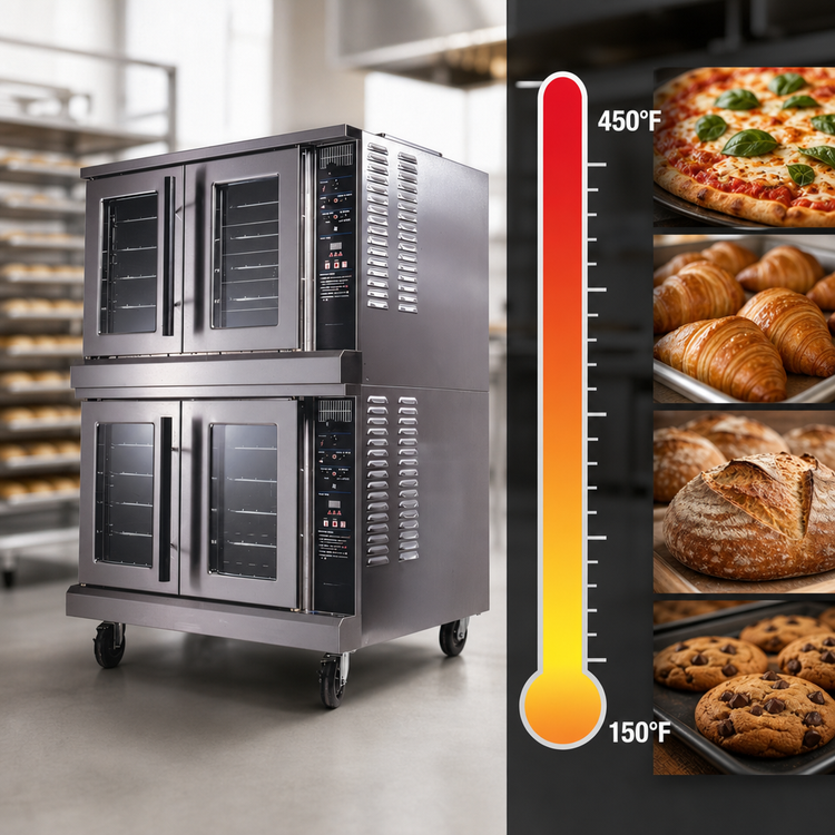 Product image #4 for Lang Strato Series 2-Deck Full-Size Electric Bakers Depth Convection Oven