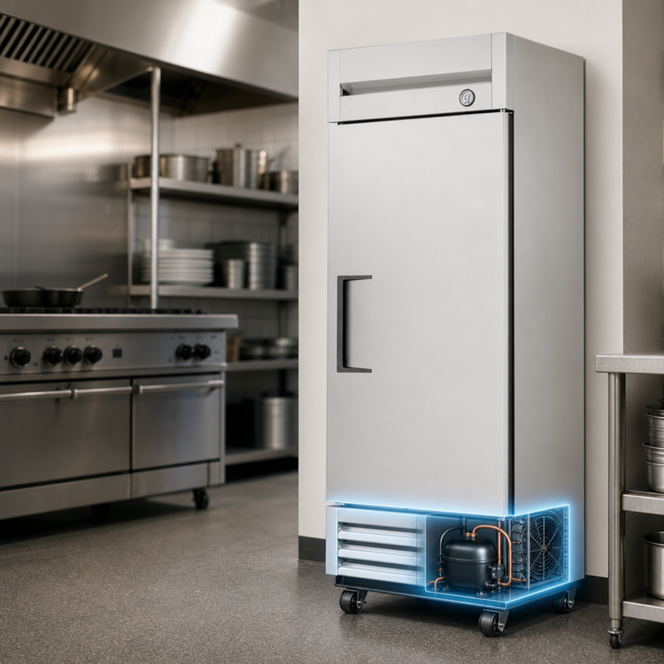 Product image #4 for True T-19-HC One-Section Solid Door Reach-In Refrigerator, 27-Inch Wide, Bottom-Mounted, R290 Hydrocarbon