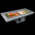 Thumbnail image #4 for Delfield Drop-In Frost Top for 2 Sheet Pans, Self-Contained R290 Refrigeration, 55.6-Inch Wide