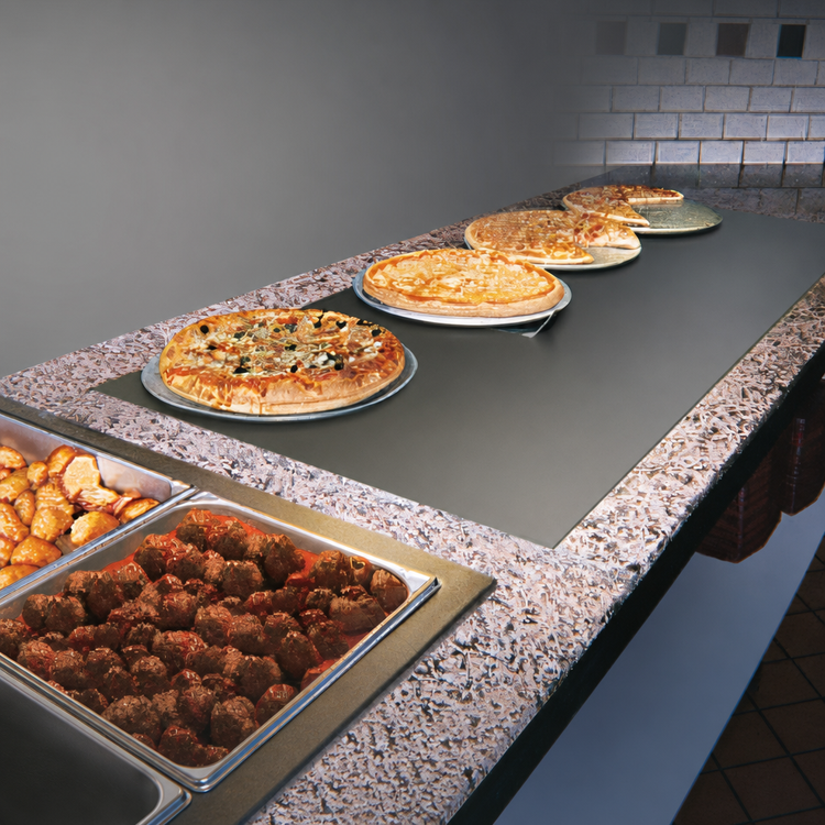 Product image #4 for Hatco Glo-Ray Built-In Flush Top Heated Shelf, Hardcoat Aluminum, 73-1/2 x 25-1/2 Inches
