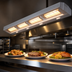 Thumbnail image #4 for Hatco Ultra-Glo 60-Inch Lighted Infrared Strip Heat Lamp Food Warmer with Double Ceramic Tile and Aluminum Housing
