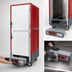 Thumbnail image #4 for Metro C5 3 Series Full-Height Mobile Heated Holding Cabinet with Dutch Solid Doors and Lip Load Slides