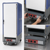 Thumbnail image #4 for Metro C5 3 Series Insulation Armour Full-Height Heated Holding and Proofing Cabinet, Low Watt, Blue, 35-Pan Capacity