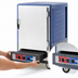 Thumbnail image #4 for Metro C5 3 Series Half-Height Moisture Heated Holding and Proofing Cabinet with Blue Insulation Armour, Solid Door, and Fixed Wire Slides