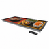 Thumbnail image #4 for Vollrath 62-Inch Recessed Drop-In Heated Warming Shelf, Dual Zone, Black Aluminum Hardcoat, 120V