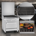 Thumbnail image #4 for Southbend Platinum 32-Inch Gas Heavy Duty Charbroiler Range with Cabinet Base