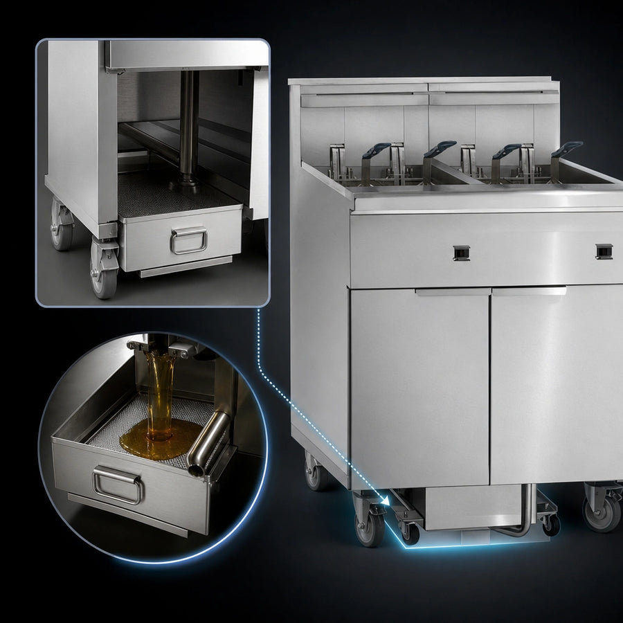 Built-In Space Saver Filter System