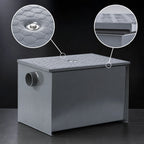 Thumbnail image #4 for Dormont Manufacturing Watts Grease Interceptors WD-35 Floor-Mount Grease Interceptor, 35 GPM, 70 lb Capacity, 3-Inch No-Hub Connections