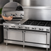 Thumbnail image #4 for Bistro 36-Inch Shallow-Depth Gas Range with Full-Width Griddle and Convection Oven