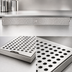 Thumbnail image #4 for Micro Matic 45-Inch Surface Mount Stainless Steel Drip Tray with Perforated Grill
