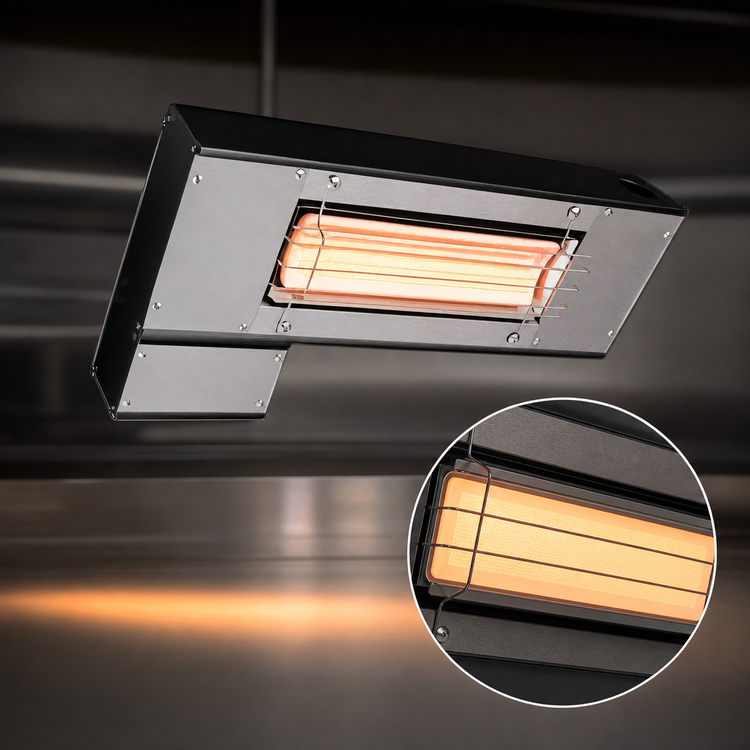 Product image #4 for Hatco Ultra-Glo 42-Inch Lighted Ceramic Infrared Strip Heater, Standard Wattage