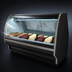 Thumbnail image #4 for Howard-McCray 40E Series 99.5-Inch Self-Contained Curved Glass Fish & Poultry Service Case with LED Lighting