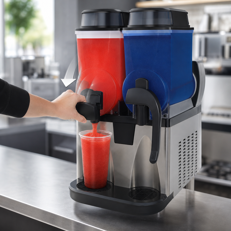 Product image #4 for BUNN Ultra NX Countertop Frozen Beverage Dispenser with Dual 3-Gallon Bowls