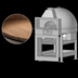 Thumbnail image #4 for Marra Forni Facade EF110G Enclosed Facade Gas-Fired Brick Pizza Oven with 43.25-Inch Round Deck