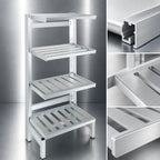Thumbnail image #4 for Channel Manufacturing TT2436 Tubular Cantilever Shelf, 33.375W x 24D x 2.5H, Aluminum, 900 lb. Capacity