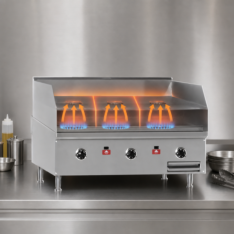 Product image #4 for Southbend Heavy Duty Countertop Gas Griddle with 36-Inch W x 30-Inch D Cooking Surface, Thermostatic, 90,000 BTU