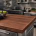 Thumbnail image #4 for Boos Block American Black Walnut Full-Length Edge Grain Kitchen Countertop, 48 x 42 x 1-1/2 Inch, Penetrating Oil Finish