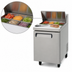 Thumbnail image #4 for Migali Competitor Series® Single-Section Refrigerated Sandwich Prep Table, 27.5 Inch Wide, 8-Pan Capacity, Rear-Mount Self-Contained