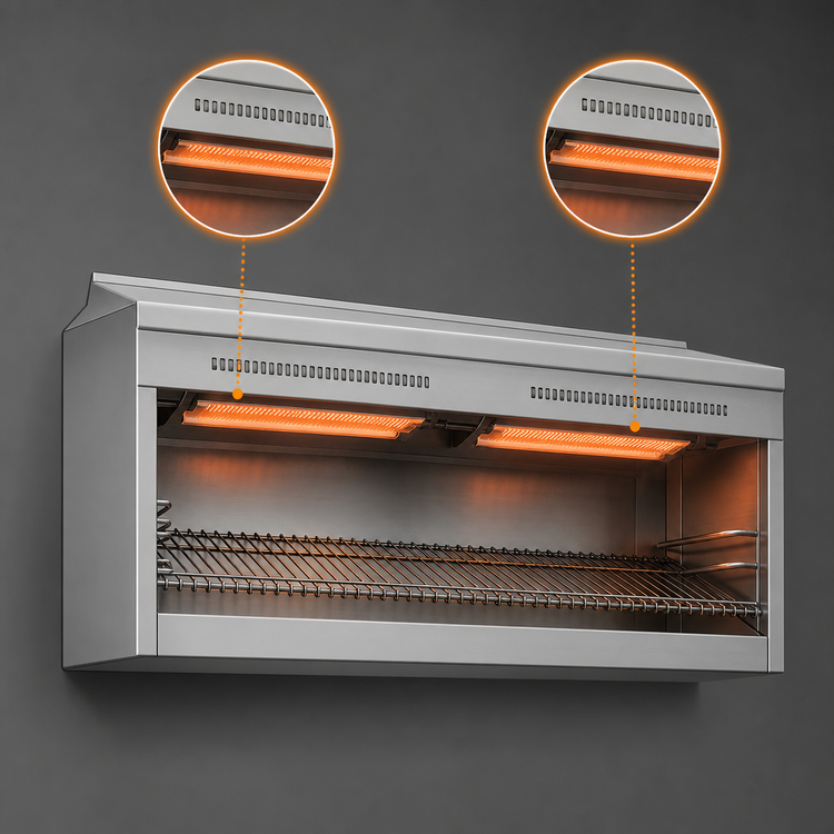 Product image #4 for Bistro 60-Inch Wall-Mount Gas Cheesemelter with Infrared Burners