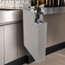 Thumbnail image #4 for Extra Deep Underbar Stainless Steel Soda Gun Holder with Integral Drip Pan