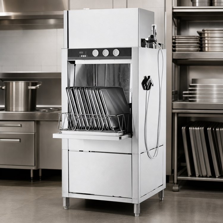 Product image #4 for Champion PP-10 Built-In Front-Load Pot and Pan Washer, Single Rack, 70 Degree Rise, Booster Heater