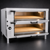 Thumbnail image #4 for Bakers Pride HearthBake Series GP61-HP High-Performance Countertop Gas Double-Compartment Pizza/Bake Oven with 2 Cordierite Decks